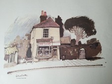 Graham Clarke 1984 Print ( Shop, Kent )