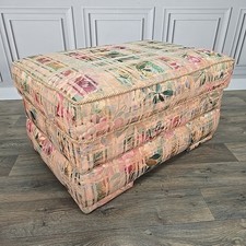 Vintage Floral Upholstered