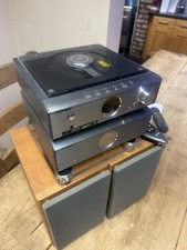 HITACHI AX-M69 HI-FI Stereo System CD/FM/Aux with Speakers and RC - used