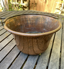 Hammered Copper Pot Planter