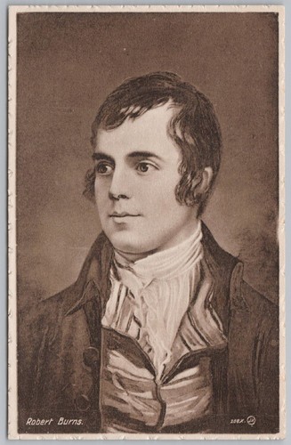 Robert burns postcard - burns,
