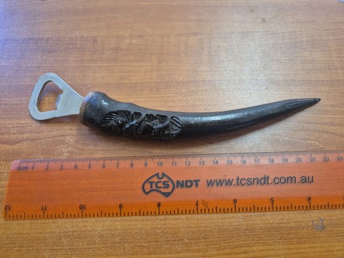 Springbok horn bottle - springbok, openere
