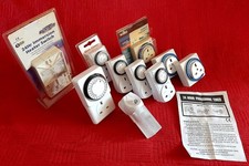 24 Hour Segment Time Switch Auto night light + Immersion Heater Switch 10 pack!