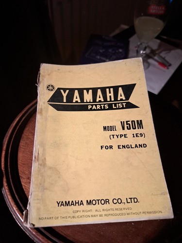 Yamaha v50m parts list - yamaha,