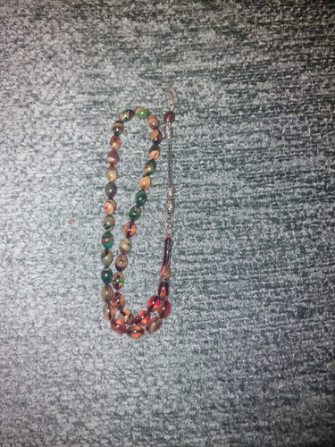 Amber prayer beads - 3, colour