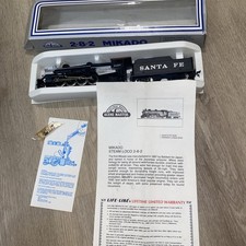 Mikado locomotive with tender Santa Fe 3127 HO 