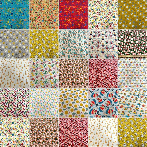 Polycotton children patterns - polycotton,