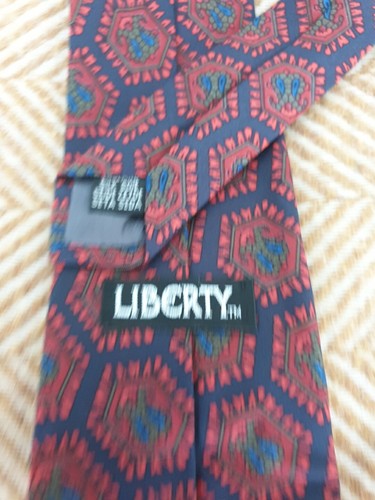 Liberty silk tie 9cm - silk,