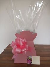 LIVING VASE BOUQUET FLOWER BOX CELLOPHANE GIFT WRAP BOUQUET CHRISTMAS BIRTHDAY