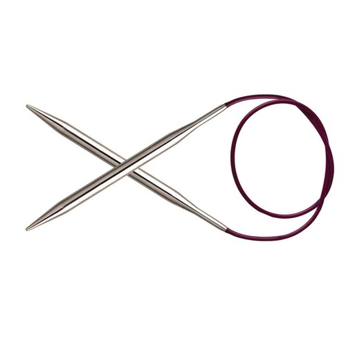 Knitpro nova metal - 60cm, fixed