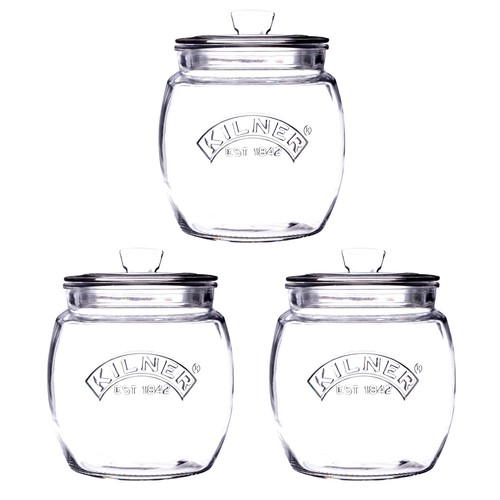 3pcs kilner 850ml - 850ml, push