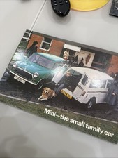 Mini range Brochure 1979 - UK Issue #3285/E, 850, 1000, Clubman, Estate, 1275 GT