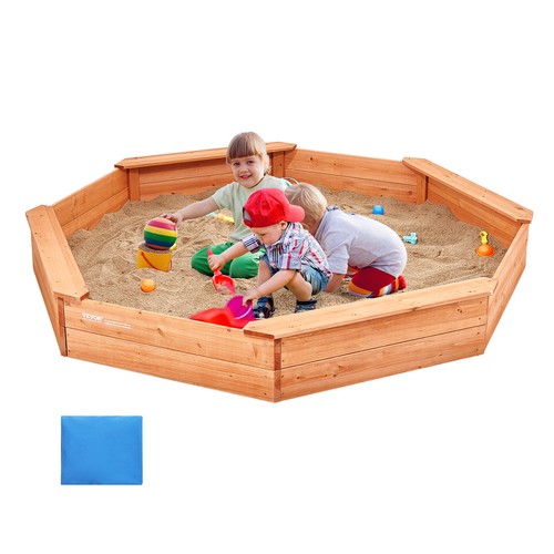 Vevor wooden sandbox - wooden, with