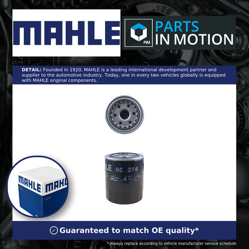 Oil filter fits ford mahle - oil,