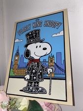 Snoopy Pearly King Metal Sign