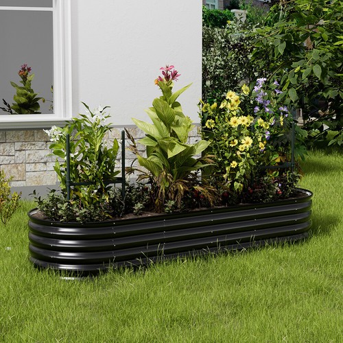 Garden raised bed galvanised - garden,