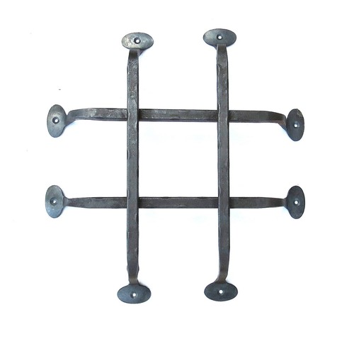 Hand forged front door - front,