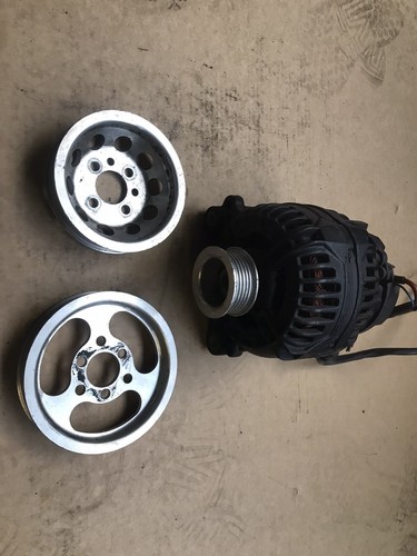 Lightweight crank pulley - , kit
