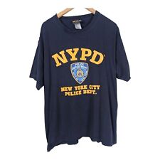 Officially Licensed NYPD T-Shirt XL Navy Yellow New York City Police Dept Exc