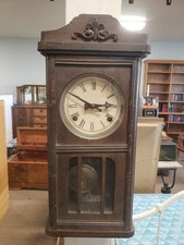#5270 Antique Wood Chime Clock