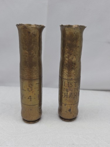 Ww2 trench art brass - ,