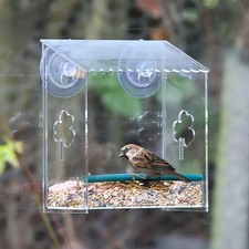 Glass Window Bird Feeder
