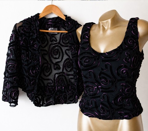 Velvet bolero jacket - velvet, uk