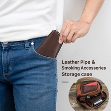 Cow leather smoking tobacco - leather,