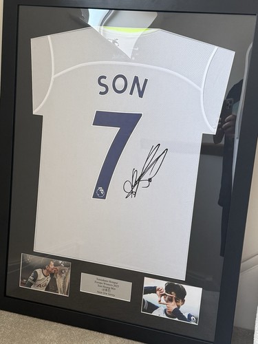 Framed heung min - heung, tottenham