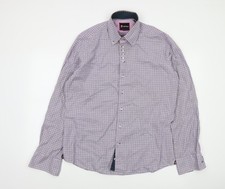 7camicie Men's Purple Check