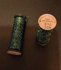 Kreinik Fine Braid #8,  MALLARD, Shade 850