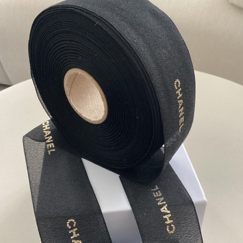 Chanel wide ribbon - wide, blk