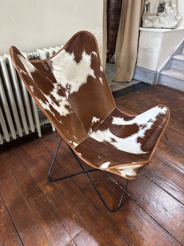 Genuine cowhide butterfly - cowhide,