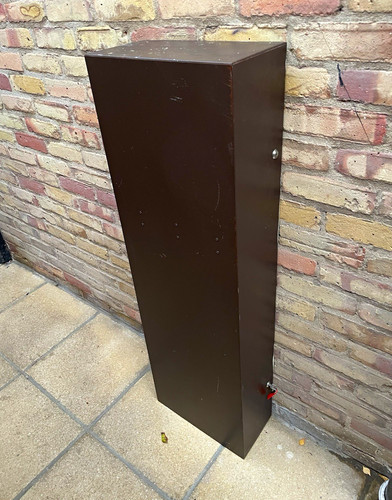 Brown steel gun - gun, safe