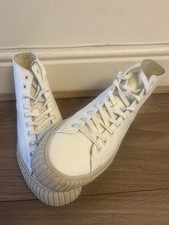ZARA White ankle Sneakers UK