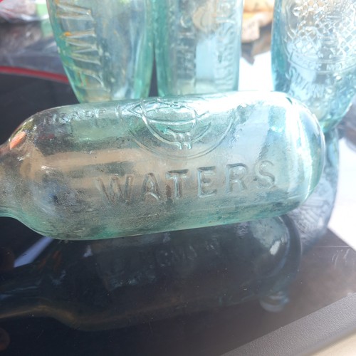 Antique codd bottle and - codd,