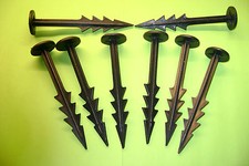 STRONG   Ground  cover pegs  10 to 500  GARDEN  FIXING MEMBRANE LANDSCAPE FLEECE