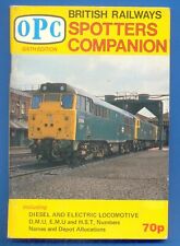 OPC.BRITISH RAILWAYS SPOTTERS COMPANION 1983.88 PAGE BOOK.10 x 15cms
