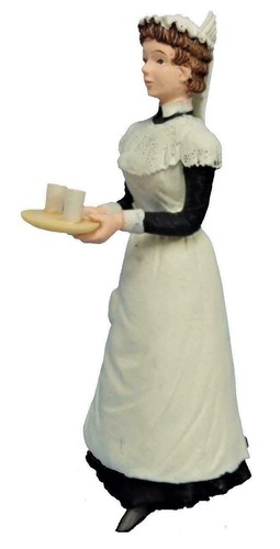 Dolls house victorian - dolls, maid