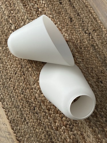 Frosted glass lamp shades - frosted,