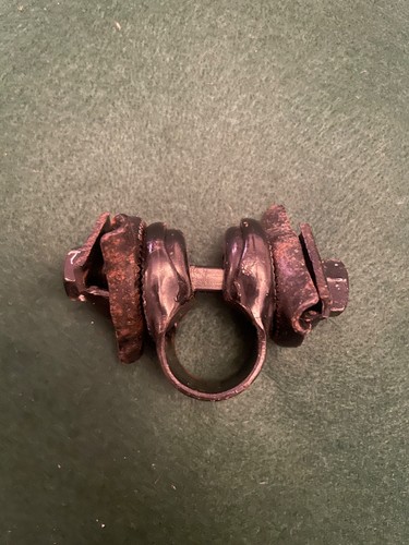 Vintage seat post saddle - seat, clamp