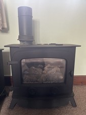 gas log burner stove. The