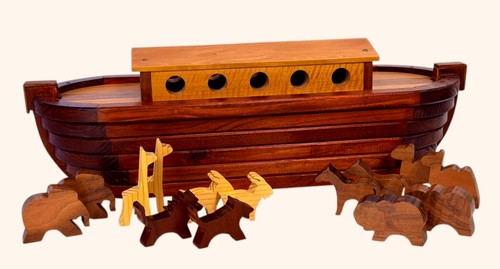 Vintage handmade wooden - vintage, noah's
