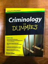 Criminology For Dummies by Briggs, Steven Paperback Book The Cheap Fast Free