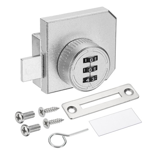 Glass door lock double - glass, 3