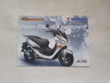 SUZUKI UC125 EPICURO Motorcycle Sales Spec Leaflet DEC 2000 GERMAN #995C1-00545