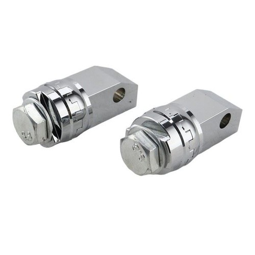 Chrome floorboards mount - 2x,