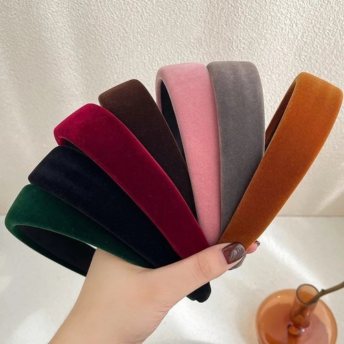 Velvet aliceband hair band - hair,