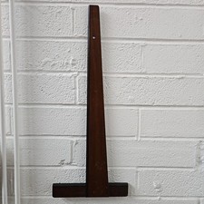 Vintage Wooden Teak Architect Ruler T Square by Reeves 