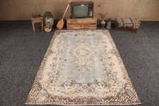 Turkish 5,8x9 ft Rug, Vintage